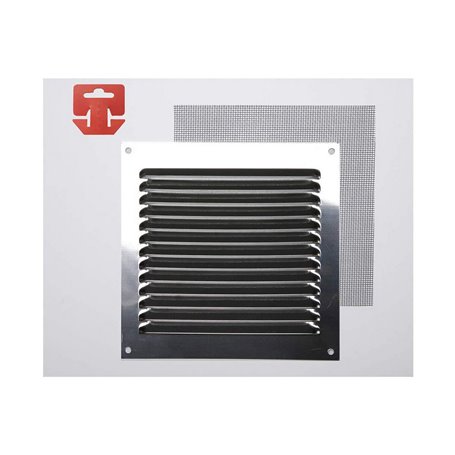 Grille Fepre Moustiquaire Acier inoxydable Chrome (15 x 15 cm) 16,99 €