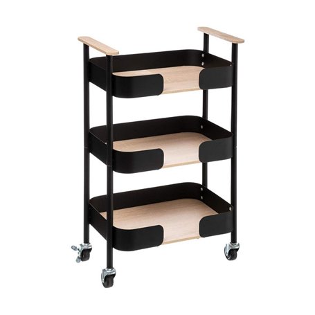 Chariot de service 5five Noir (75 x 45,5 x 28,5 cm) 129,99 €