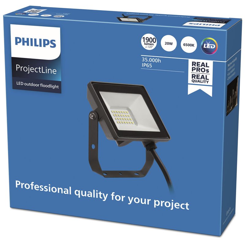 Image secondaire de Philips 8719514954595 Projecteur 20 W LED Noir