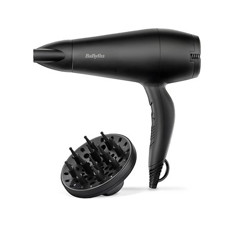 Sèche-cheveux Babyliss D215DE Smooth Diffuseur Noir mat 2000 W 56,99 €