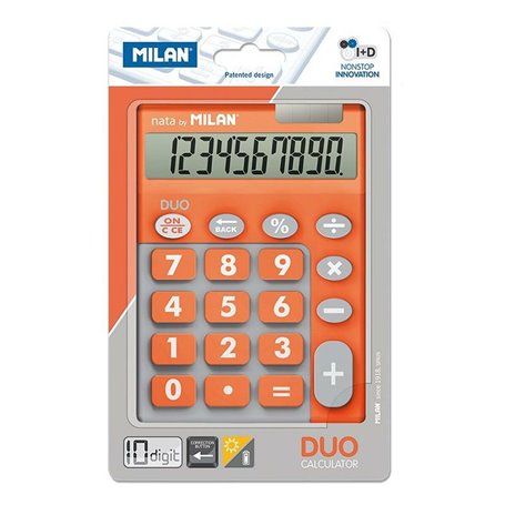 Calculatrice Milan DUO 14,5 x 10,6 x 2,1 cm Orange 27,99 €