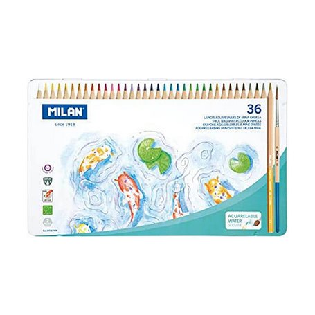 Crayons de couleur Milan 36 uds 31,99 €
