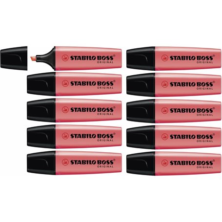 Marqueur fluorescent Stabilo Boss Rouge 10 Unités 22,99 €