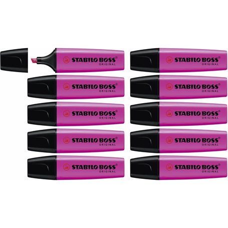 Marqueur fluorescent Stabilo Boss Magenta 10 Unités 22,99 €