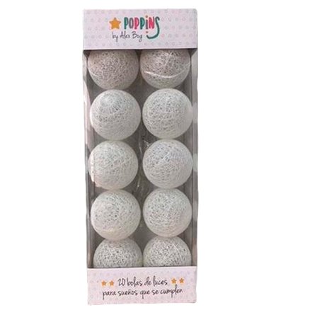 Guirlande de boules LED Roymart Poppins Blanc 102,99 €
