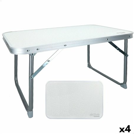 Table Piable Aktive Blanc 60 x 40 x 40 cm (4 Unités) 150,99 €
