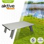 Table Piable Aktive Argenté Aluminium 40 x 13 x 28,5 cm (4 Unités) 73,99 €