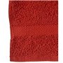 Serviette de toilette Couleur brique 30 x 50 cm (12 Unités)