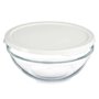 Panier-repas rond avec couvercle Chefs Blanc 1,7 L 21 x 9 x 21 cm (4 Uni
