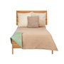 Couette réversible 240 x 260 cm Vert Beige (6 Unités)