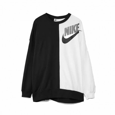 Sweat sans capuche femme Nike Sportswear Blanc Noir