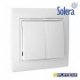 Interrupteur double/Interrupteur 10Ax250V Série Europa Solera [E3-42916]