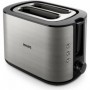 Philips Viva Collection HD2650/90 Grille-pain 2 tranches, fente large, métal