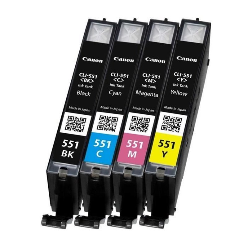 Image secondaire de Canon Multipack de cartouches d'encre CLI-551 BK/C/M/Y