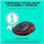 LOGITECH - Souris sans fil optique - M185 Rouge