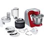 Robot de cuisine - BOSCH Kitchen machine MUM5 - Rouge foncé/silver - 1