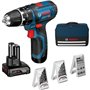 Perceuse-visseuse a percussion Bosch Professional GSB 12V-15 + 1 batte