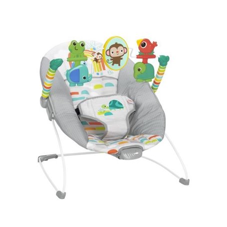 BRIGHT STARTS Transat Playful Paradise. vibrations apaisantes. jouets
