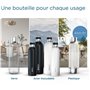 Bouteille BRITA pour sodaTRIO - acier inoxydable - 0.65L - noire
