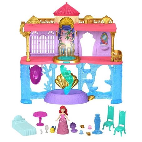Disney Princesses - Coffret Le Château Deluxe de Ariel - Figurine - 3 