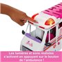 Barbie - Coffret Véhicule Médical avec ambulance et clinique - Poupée