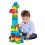 Mega Bloks - Sac Bleu 60 blocs - First Builders  - Jouet de constructi