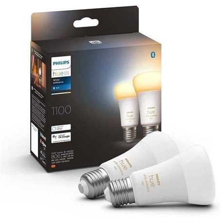 Philips Hue White Ambiance. ampoule LED connectée E27 équivalent 75W.