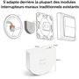 Philips Hue Module d'interrupteur mural. Pack de 2. Blanc. fonctionne