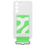 Coque Silicone avec laniere G S22 Blanc