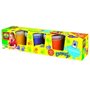 SES CREATIVE Lot de 4 pots de peinture a doigts Girly - 4 couleurs - 1