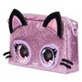 PURSE PETS - Sac-pochette Chaton - Rose pailleté - Fonction lumineuse