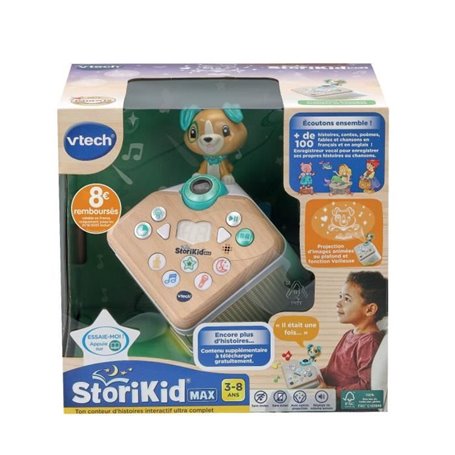 VTECH STORIKID MAX - MON CONTEUR D'HISTOIRES (JOUET AVEC PARTIE BOIS F
