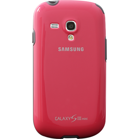 Coque Samsung EFC-1M7BP rose pour Galaxy S3 Mini I8190