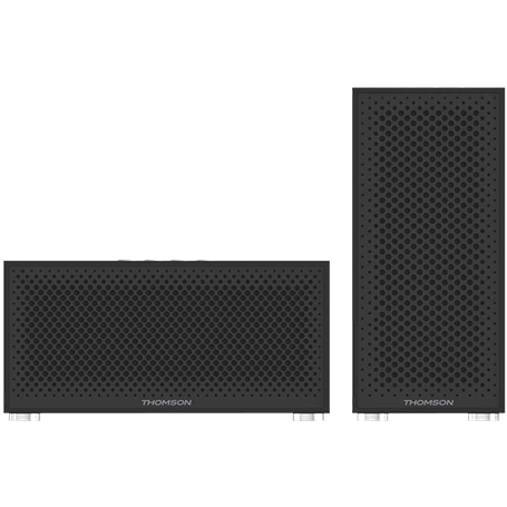 Pack base et enceinte satellite MR100 Thomson noires