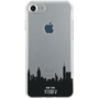 Coque semi-rigide transparente monuments new-yorkais pour iPhone SE (2