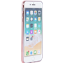 Coque souple transparente métal rose pour iPhone 6 Plus/6S Plus/7 Plus