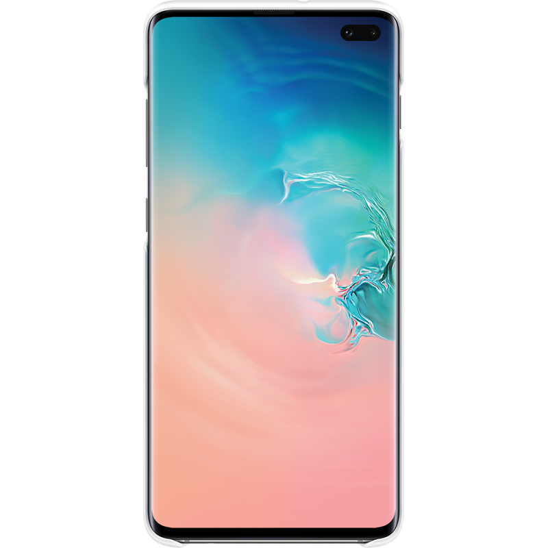 Image secondaire de Coque avec affichage LED Samsung EF-KG975CW blanche pour Galaxy S10 +