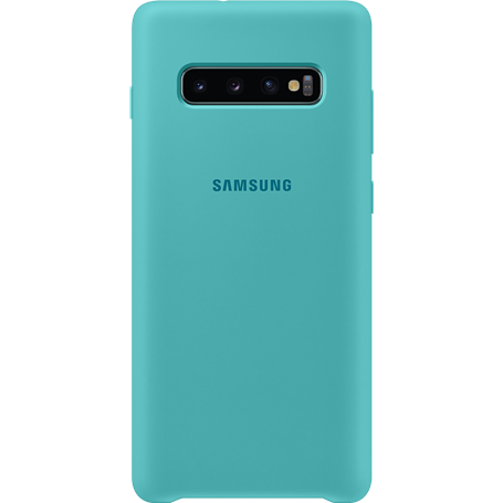 Coque semi-rigide verte Samsung EF-PG975TG pour Galaxy S10+ G975