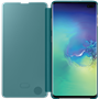 Etui à rabat Clear View Cover Samsung EF-ZG975CG vert pour Samsung Gal