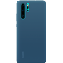 Coque rigide finition soft touch bleue Huawei pour P30 Pro