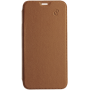 Folio en Cuir Camel avec dos transparent pour Apple iPhone 11 Pro Beet