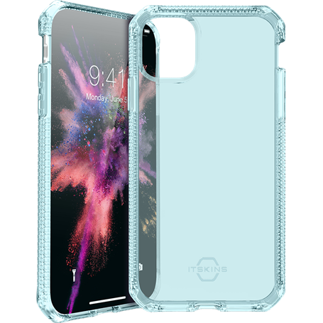 Coque semi-rigide Itskins Spectrum Clear bleue pour iPhone 11 Pro