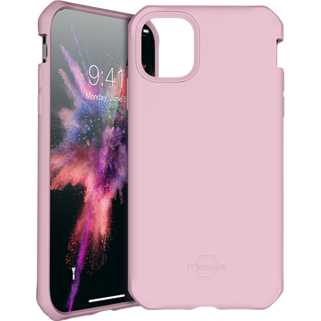 Coque rigide Spectrum Solid Itskins rose pour iPhone 11 Pro