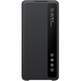 Folio Clear View Cover Noir pour Samsung G S20+ Samsung