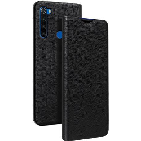 Etui Folio Xiaomi Redmi Note 8T Noir - Porte-carte intégré Bigben