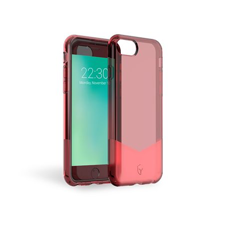 Coque Renforcée iPhone SE 2022/SE/8/7/6S/6 PURE Rouge - Garantie à vie