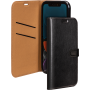 Etui Folio Wallet iPhone 12 mini Noir - Fermeture avec languette aiman
