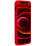 Coque Silicone SoftTouch Rouge pour iPhone 12 mini Bigben