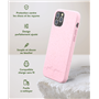 Coque Apple iPhone 12 / 12 Pro Natura Baby Pink - Eco-conçue Just Gree
