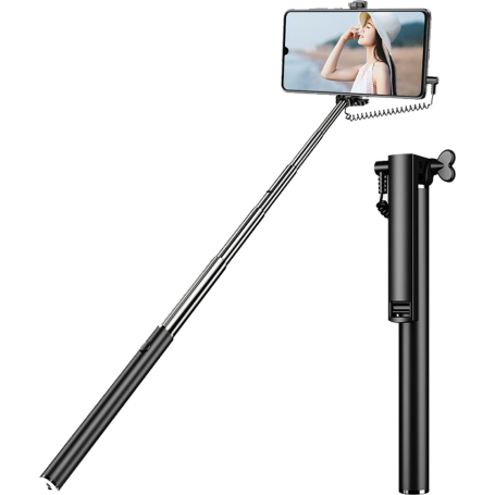 Mini perche à selfie filaire Noir Bigben